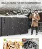 Holzlager Außen 235 x 25 x 115 cm, Kaminholzregal Metall Produktbild-Vorschau 5