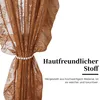 2 Stück Französische Spitzenvorhang Vintage Durchlässig Produktbild-Vorschau 2