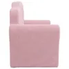 vidaXL Canapé pour enfants 2 places rose doux en peluche Voir les images du produit 4