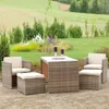 Balkonová souprava Merxx "Merano" 11ks se stolem 127 x 70 Náhled obrázku produktu 4