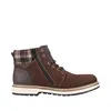 Rieker Schnürstiefel - Braun Leder Größe: 42 Normal Produktbild-Vorschau 8
