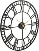 vidaXL Nástenné hodiny Vintage s Quartz pohybom kov 60 cm Náhľad obrázku produktu 2