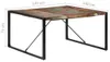 vidaXL Tavolo da pranzo 140x140x75 cm in legno massiccio Anteprima dell’immagine prodotto 7