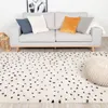 Teppich Hochflor - Grand Dots Creme Schwarz Produktbild-Vorschau 2