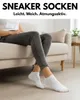 Sneaker Socken Herren Damen Baumwolle - 70102T Weiß 39-42 Produktbild-Vorschau 2