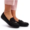 Damen Klassische Schwarze Wildleder Mokassins Ontala 37 Produktbild-Vorschau 1