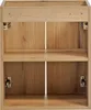 Badezimmerschrank Für Waschbecken 50 Cm Eiche  2 Türen, Produktbild-Vorschau 4
