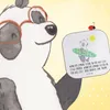 Mr. & Mrs. Panda Untersetzer für Gläser Stolpersteine im Produktbild-Vorschau 2