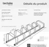 Porte vélo mural en acier - 6 Voir les images du produit 6