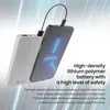 Extralink 10000 mAh Blanc Powerbank, USB-C, 2× USB, Compact Voir les images du produit 3