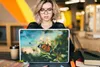 MuchoWow® Laptop Aufkleber Sticker Cover Schmetterling - Produktbild-Vorschau 5