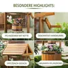 Bloempot "Wensfontein" van dennenhout, bloempot Productafbeelding-voorbeeld 5