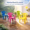 4er Set Kinderstuhl Gartenstuhl Stuhl für Kinder Garten Produktbild-Vorschau 5