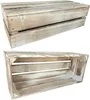 2er Set Vintage Holzkisten 50 x 20 x 15 cm massive Produktbild-Vorschau 3