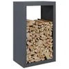 vidaXL Stojan na palivové dřevo antracit 60x40x100 cm Náhled obrázku produktu 3
