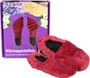 Habibi Wärmeschuhe Slippers Hausschuhe Wärmepantoffeln rot Produktbild-Vorschau 1