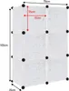 TWOLIIN DIY Système d'étagères Armoire à vêtements en Voir les images du produit 2