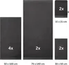 Set di asciugamani in spugna premium Blumtal con asole per Anteprima dell’immagine prodotto 2