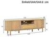 MODFU Lowboard mit Schubladen,Lowboard mit Metallbeinen in Produktbild-Vorschau 7