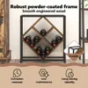 vidaXL Casier à bouteilles en chêne fumé 51 x 18 x 52,5 cm Voir les images du produit 3