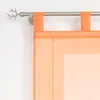Delien Raffrollo mit Schlaufen Voile Uni Panneaux Küche Produktbild-Vorschau 3