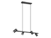 TRIO Trio Marley -riippuvalaisin 80 cm, 4-osainen, GU10, Anteprima dell’immagine prodotto 1