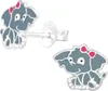 Kinder Ohrringe Ohrstecker 925 Sterling Silber Elefant mit Produktbild-Vorschau 1
