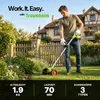 Akku-Trimmer, 500W Rasentrimmer, Elektro-Freischneider Produktbild-Vorschau 2