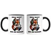 Nerv nicht Bin am zocken Fuchs Tasse Schwarz - Multiplayer Produktbild-Vorschau 3