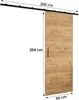 MEBLE KRYSPOL Zonda I Schiebetürset mit Schiene - 90x204 cm Produktbild-Vorschau 3