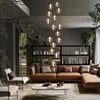 Suspension ZMH, salon, 15 lumières, couleur ambre, hauteur Voir les images du produit 8