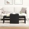 vidaXL Satztische Schwarz Eichen-Optik 100 x 48 x 40 cm Produktbild-Vorschau 1