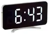 Stolové digitálne hodiny Zrkadlo biele ABS (15,7 x 7,7 x Náhľad obrázku produktu 3