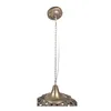Clayre & Eef Hängelampe Ø 39x59 cm Goldfarbig Grau Eisen Produktbild-Vorschau 3