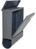SASKA GARDEN Briefkasten 30,5 x 9,5 x 33 cm anthrazit Produktbild-Vorschau 4