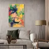 Vlies Leinwandbild - Paar im Nachen (August Macke) 40x60 cm Produktbild-Vorschau 4