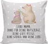 Mr. & Mrs. Panda Sofa Kissen Bär Kind - Grau Pastell - Produktbild-Vorschau 1