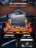 Warmco D4 Akku Camping Ventilator 20000mAh, LED-Lampe, 48 Produktbild-Vorschau 3