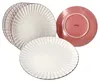 Mäser OSITA Rose Weiß 6x Speiseteller rosa creme Steingut Produktbild-Vorschau 1