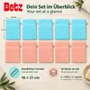 Betz 10 pièces Gants de toilette 16x21 cm PALERMO 100% Voir les images du produit 2
