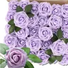 EDIBAZZAR | Set mit 25 künstlichen Rosen in Lila Produktbild-Vorschau 3