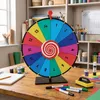 Relaxdays Glücksrad zum Drehen, 60 cm, Drehrad Tisch, 14 Produktbild-Vorschau 5