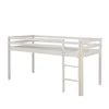 Homestyle4u Kinder Hochbett 90x200 weiss mit Matratze Produktbild-Vorschau 10