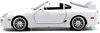 Side view of a white toy car. Produktbild-Vorschau