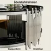 Runder Couchtisch aus Glas, Doppelglas, modern, 80 x 80 x Produktbild-Vorschau 11