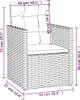 vidaXL 3-dielna záhradná obývacia súprava s vankúšmi Poly Náhľad obrázku produktu 8