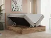 MKS MEBLE Boxspringbett 140x200 mit Bettkasten Eiche, Produktbild-Vorschau 2