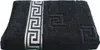Medusa Badetuch 100x150 cm - Schwarz / Silber  - Jacquard Produktbild-Vorschau 1