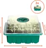 1.02 Mini-serre avec éclairage LED - Set de 3 pièces / 19 x Voir les images du produit 2