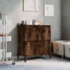 vidaXL Sideboard Räuchereiche 60x35x70 cm Holzwerkstoff Produktbild-Vorschau 1